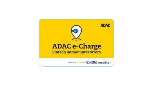 Ein Bild mit dem Logo von ADAC e-charge.