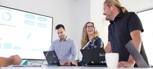 Team von 3 Personen bei Westfalen Weser