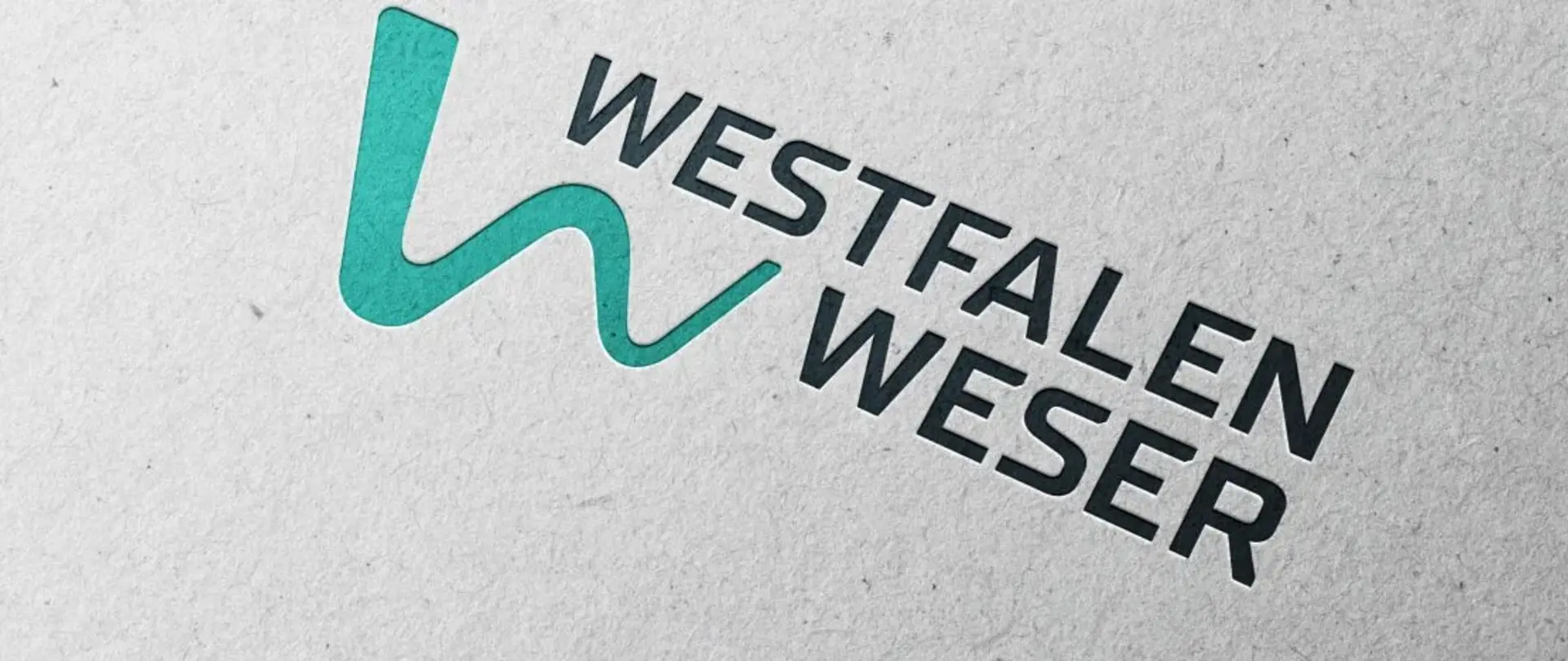 Markenlogo Westfalen Weser auf Papier