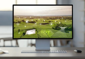 Monitor mit IOT Anwendung