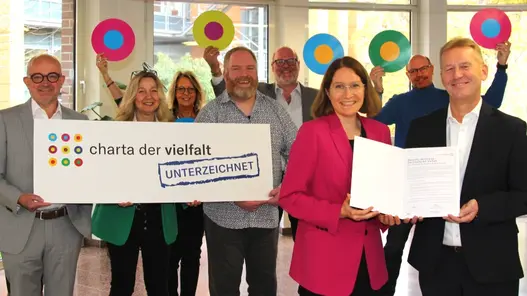 Unterzeichnung Charta der Vielfalt
