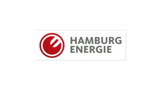 Ein Bild mit dem Logo von Hamburg Energie.