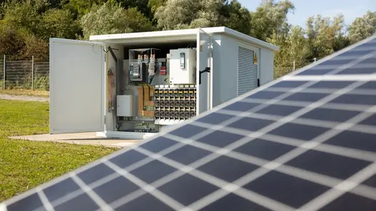 Trafostation und PV